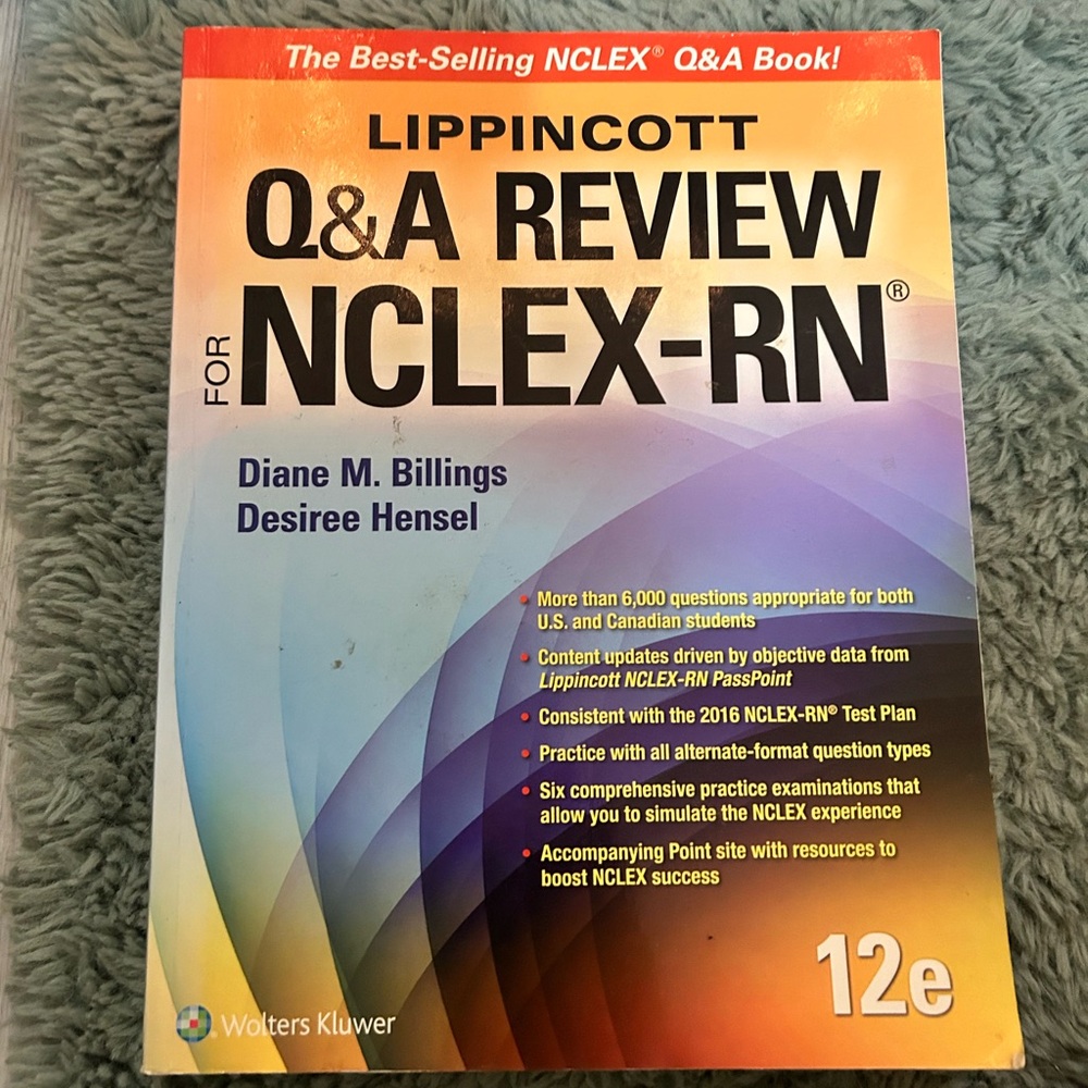 Lippincott Q&A Review for NCLEX-RN Review For NCLEX-RN ISBN-13: 978-1469886619